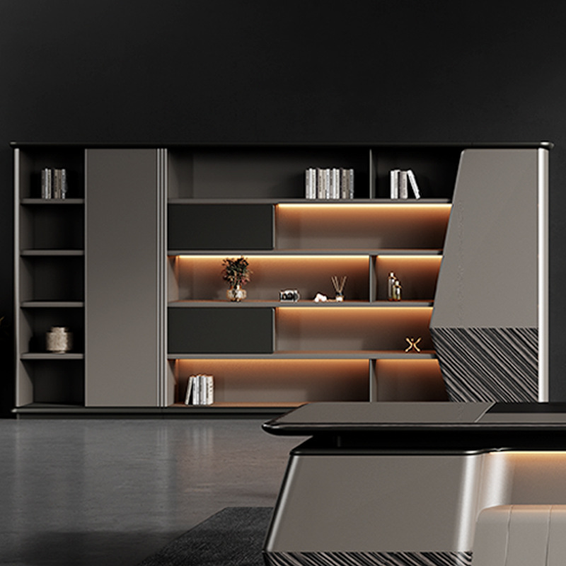 Μοντέλο DBT006 Luxury Panel-Στυλ Διευθυντής Ενιαίο Εκτελεστικό Γραφείο, Πρόεδρος\\\'s Μεγάλο Γραφείο με Σετ Καρέκλας, Boss Desk