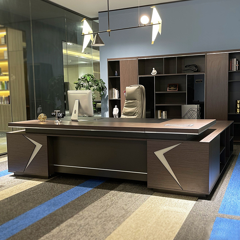 Μοντέλο. 007 Office Single Executive Desk, Boss/Πρόεδρος Έπιπλα Γραφείου, Διευθυντής/Supervisor Desk, Computer Desk – Best Seller